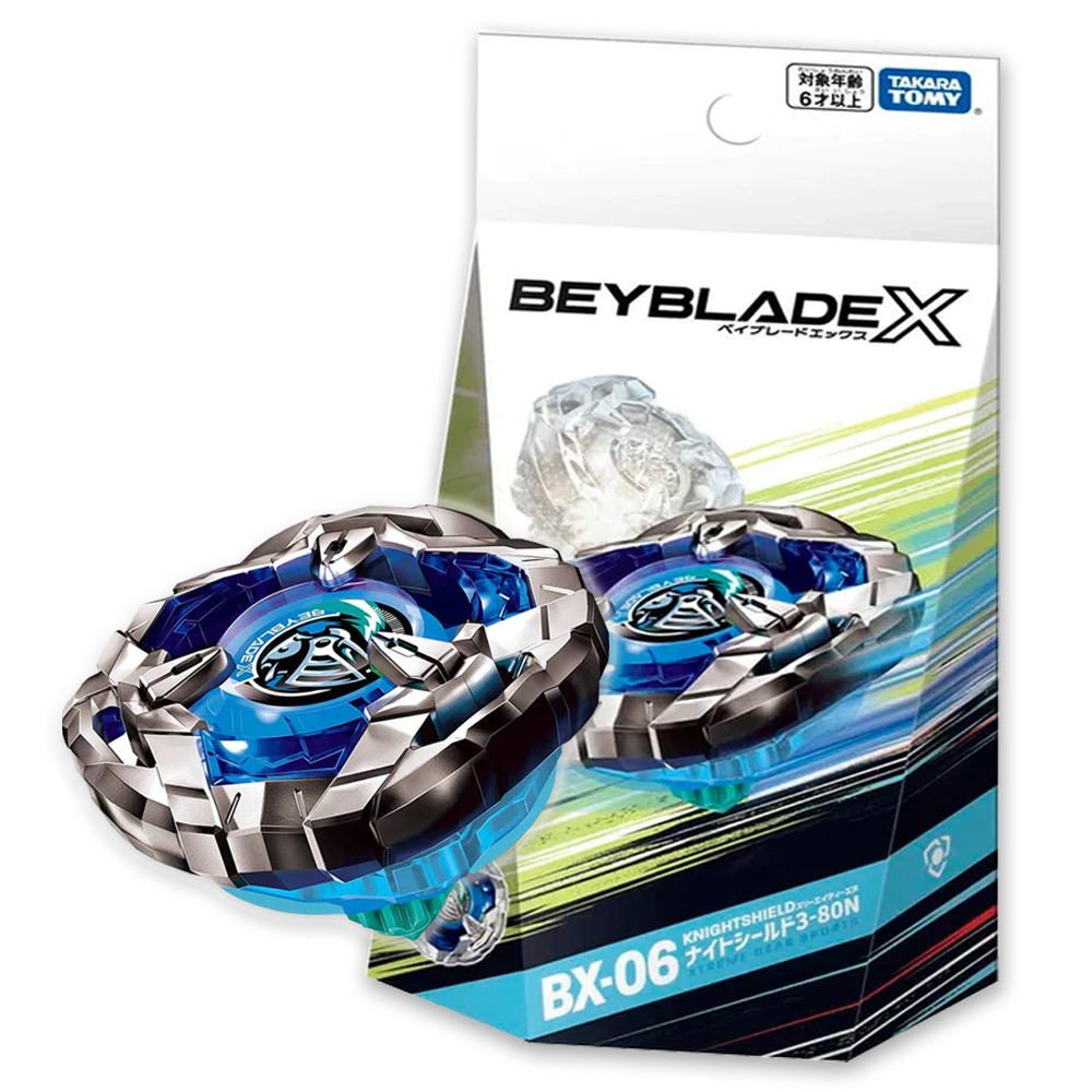 Takara Tomy Beyblade X Bx-06 Booster Knight Shield 3-80N