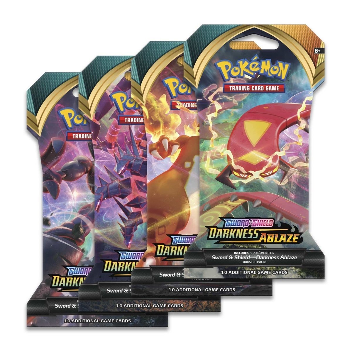 Pokemon Sword & Shield- Darkness Ablaze Sleeved Booster Pack