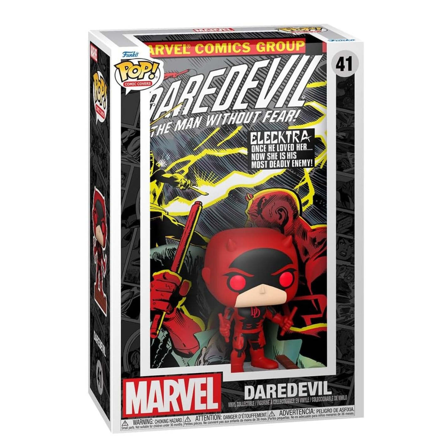 Daredevil The Man Without Fear #168 Funko Pop! Comic Cover Figure #41 With Case