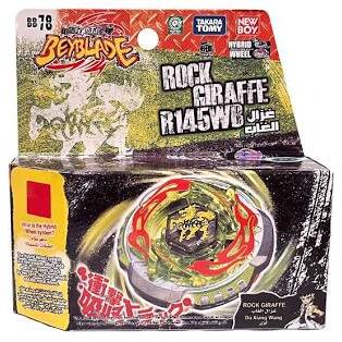 Takara Tomy Rock Giraffe Zurufa Starter Set Bb-78 Beyblade R145Wb