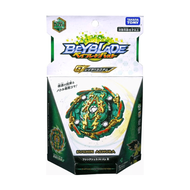Takara Tomy Beyblade B-135 Booster Bushin Ashura.Hr.Kp Ten