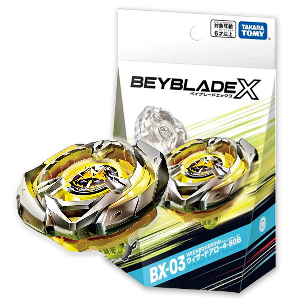 Takara Tomy Beyblade X Bx-03 Starter Wizard Arrow 4-80B