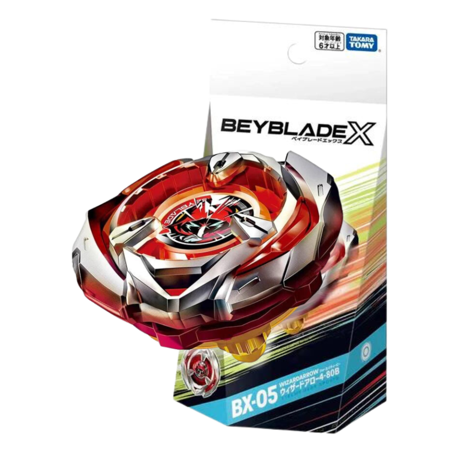 Takara Tomy Beyblade X Bx-05 Booster Wizard Arrow 4-80B