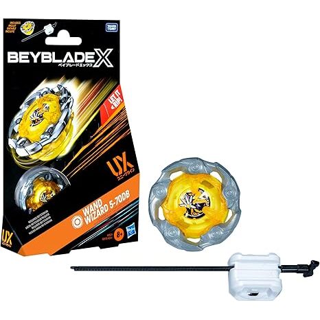 Beyblade X Wand Wizard 5-70Db Ux Starter Pack Top And Launcher