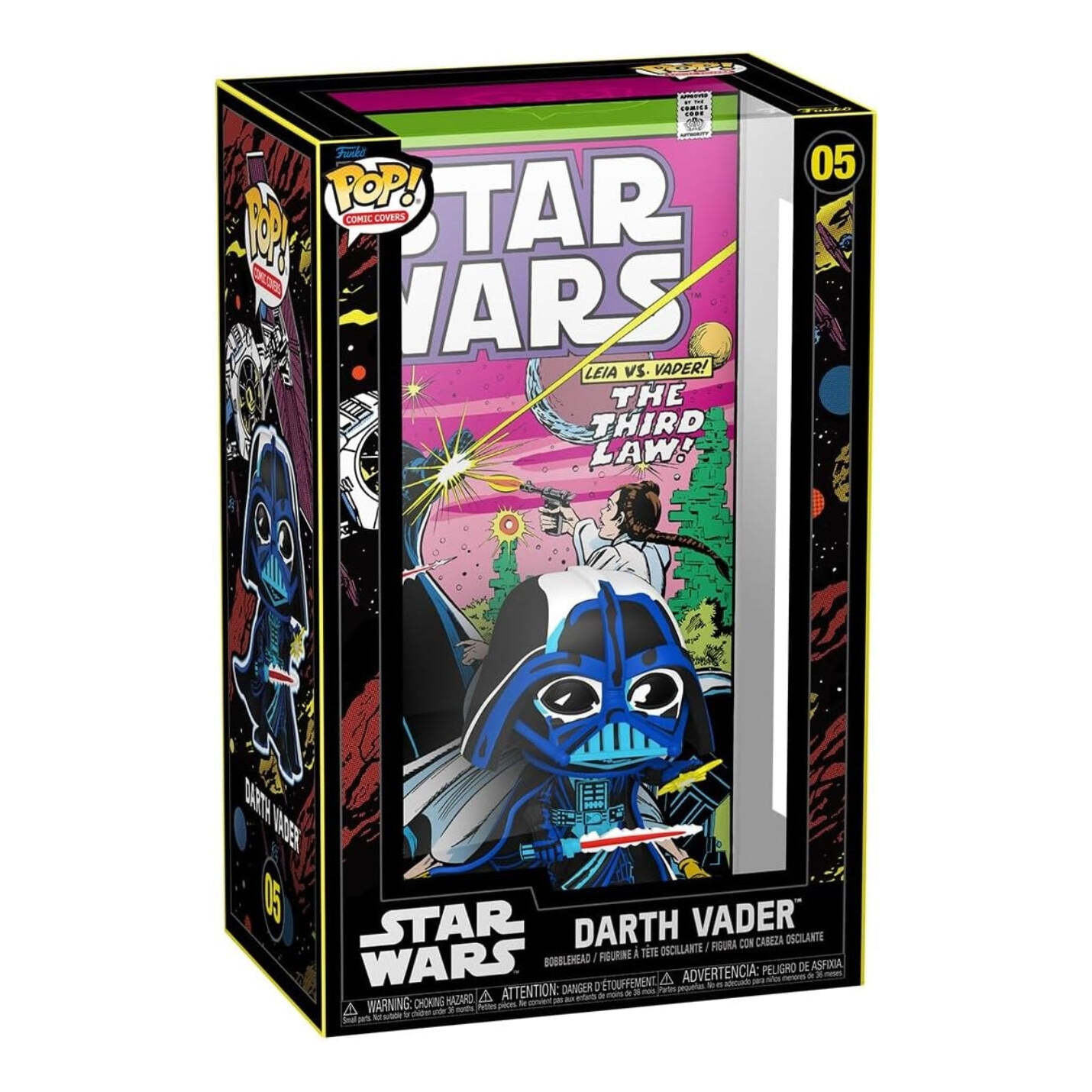 Star Wars Darth Vader 1977 Funko Pop! Comic Cover Figure #05 With Case