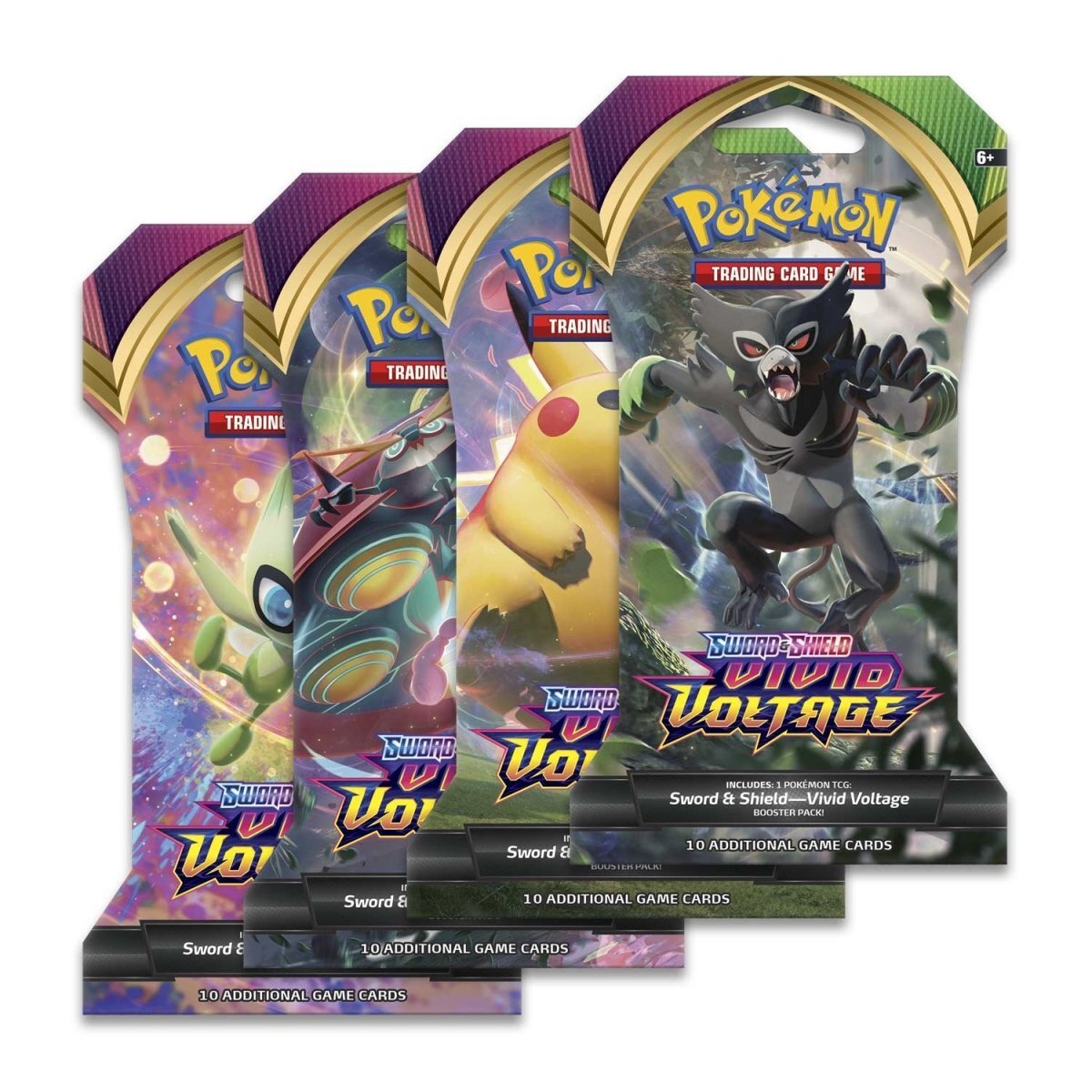 Pokemon Sword & Shield- Vivid Voltage Sleeved Booster Pack