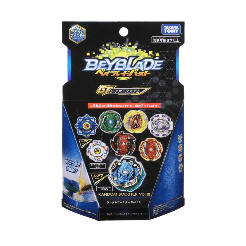 Takara Tomy Beyblade Burst Gt B-156 Random Booster Vol. 18 (Random Model Inside)