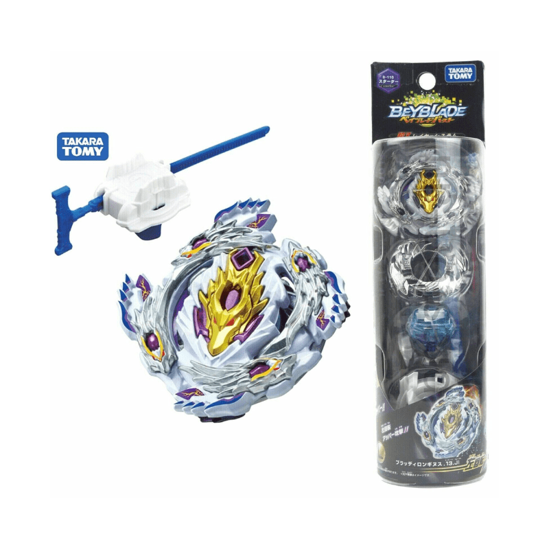 Takara Tomy Bloody Longinus / Brutal Luinor 13 Jolt Burst Beyblade Starter W/ Launcher B-110