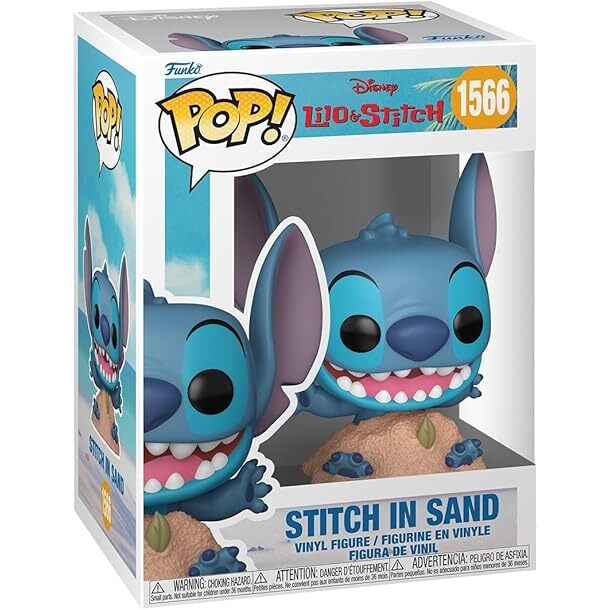 Funko Pop Disney: Lilo And Stitch - Stitch In Sand - Collectable Vinyl Figure - Gift Idea - Official Merchandise - Toys For Kids & Adults - Cartoon/Animation Fans - Model Figure For Collectors