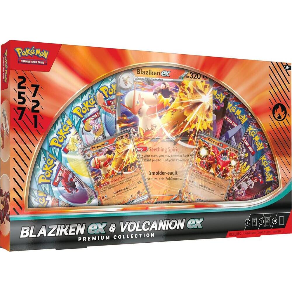 Pokemon Blaziken Ex & Volcanion Ex Premium Collection - Miscellaneous Cards & Products (Mcap)