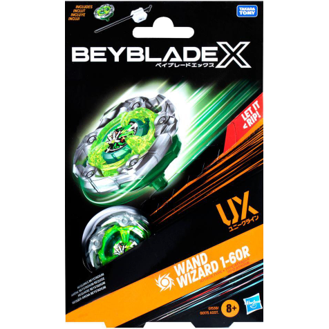 Beyblade X Wand Wizard 1-60R Ux Starter Pack Top And Launcher