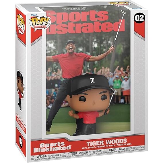Golf Tiger Woods Sports Illustrated Funko Pop! Cover Figure #02 With Case